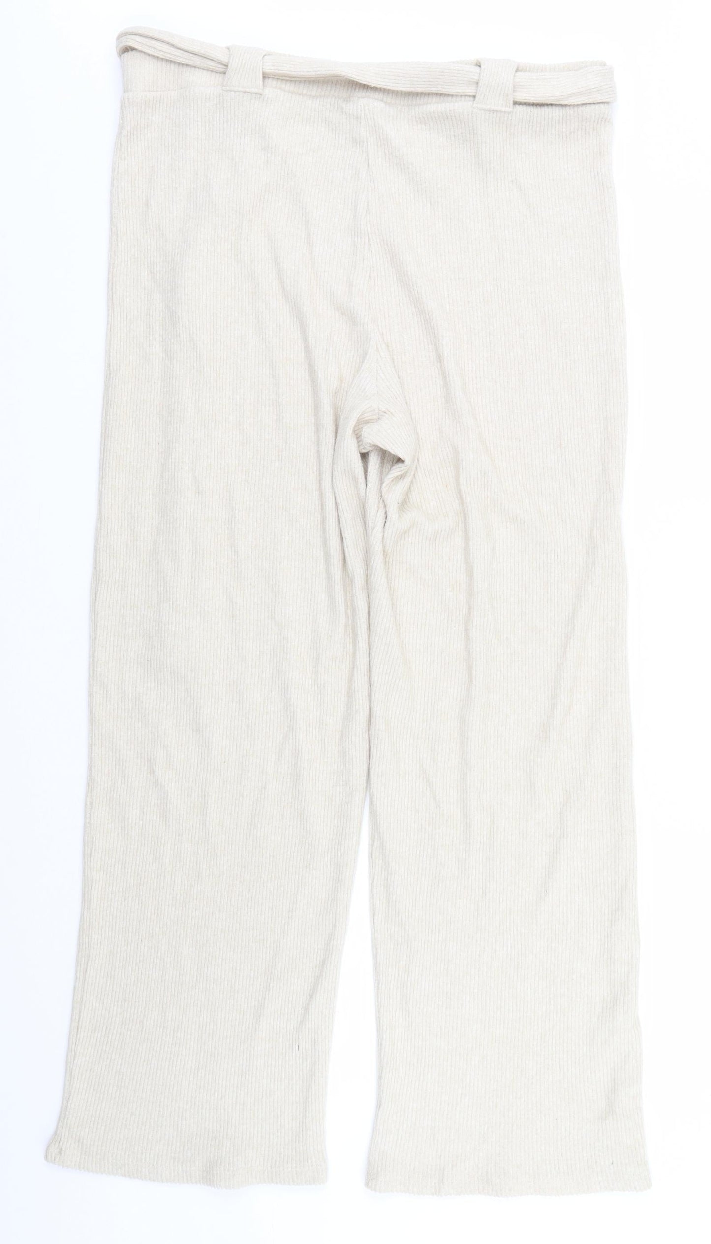 Womens UK Size 18 Papaya Regular Fit  Beige Trousers