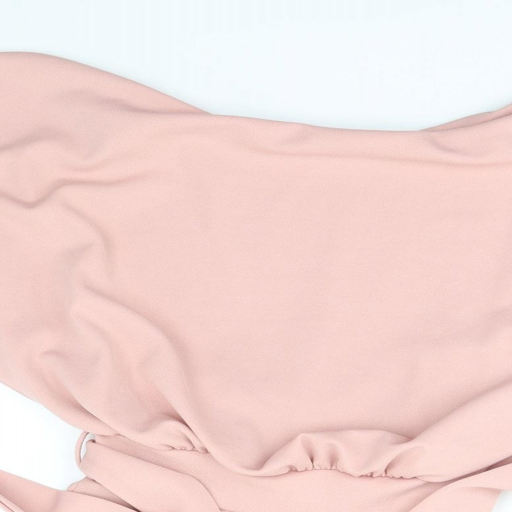 I SAW IT FIRST Womens Grey   Basic Blouse Size 6