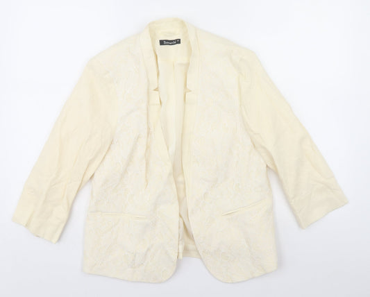 Womens UK Size 12 Bonmarché White Jacket