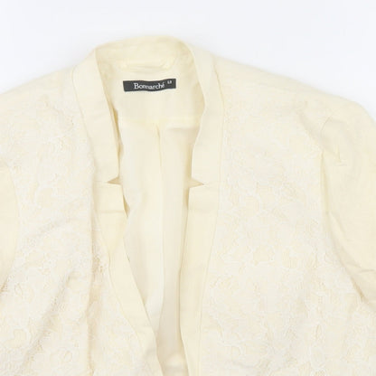 Womens UK Size 12 Bonmarché White Jacket