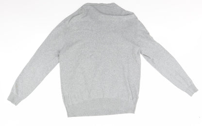 Preworn Mens Grey   Henley Jumper Size L