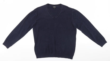 NEXT Mens Blue   Pullover Jumper Size L