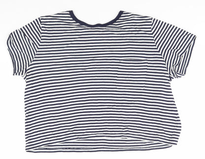 Womens UK Size M H&M White Basic T-Shirt