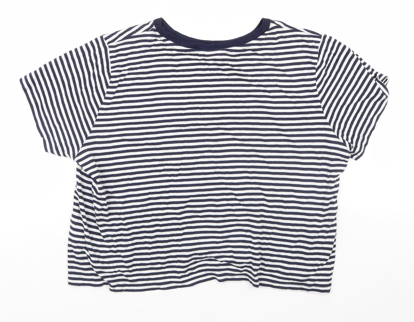 Womens UK Size M H&M White Basic T-Shirt