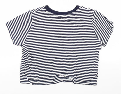 Womens UK Size M H&M White Basic T-Shirt