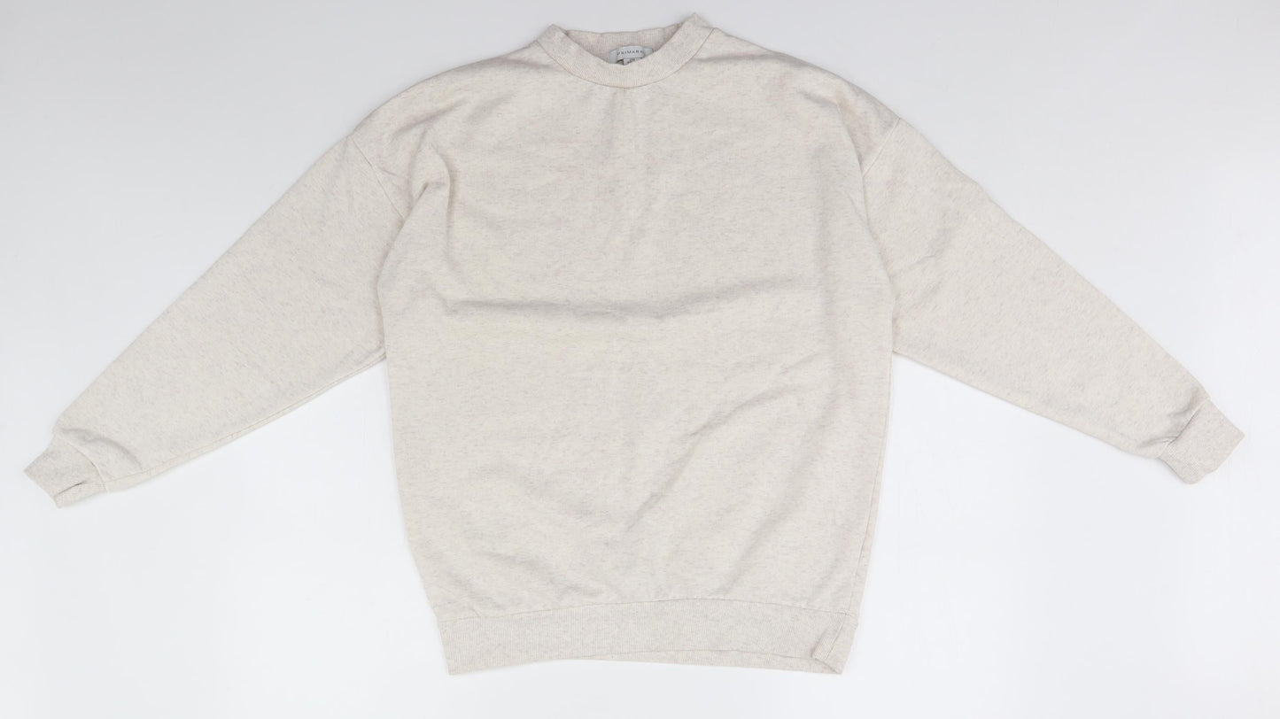 Primark Womens Ivory   Pullover Jumper Size 4