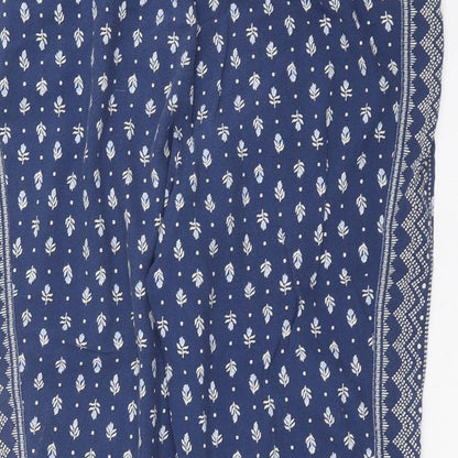 Womens UK Size 18 Marks and Spencer Regular Fit  Blue Trousers