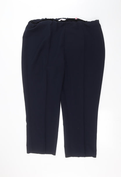 Womens UK Size 20 Julipa Regular Fit  Blue Trousers