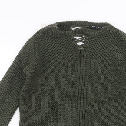 Womens UK Size 10 Select Green Pullover Jumper
