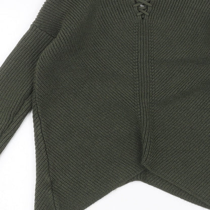 Womens UK Size 10 Select Green Pullover Jumper