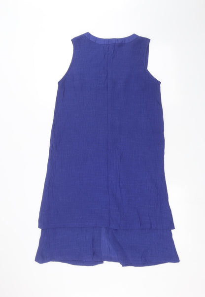 guapo Womens Blue   Basic Button-Up Size L