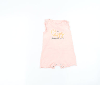George Baby Pink   Babygrow One-Piece Size 3-6 Months