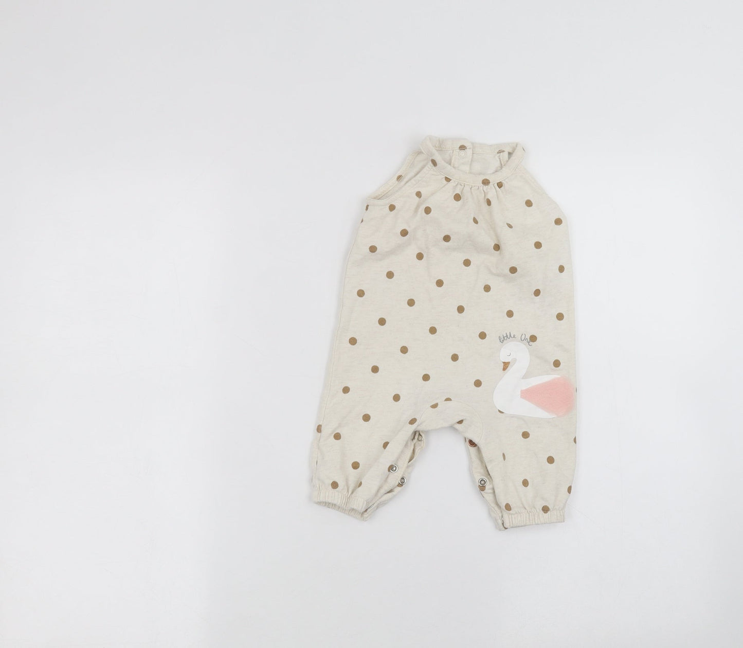 Mothercare Baby Beige   Babygrow One-Piece Size 0-3 Months