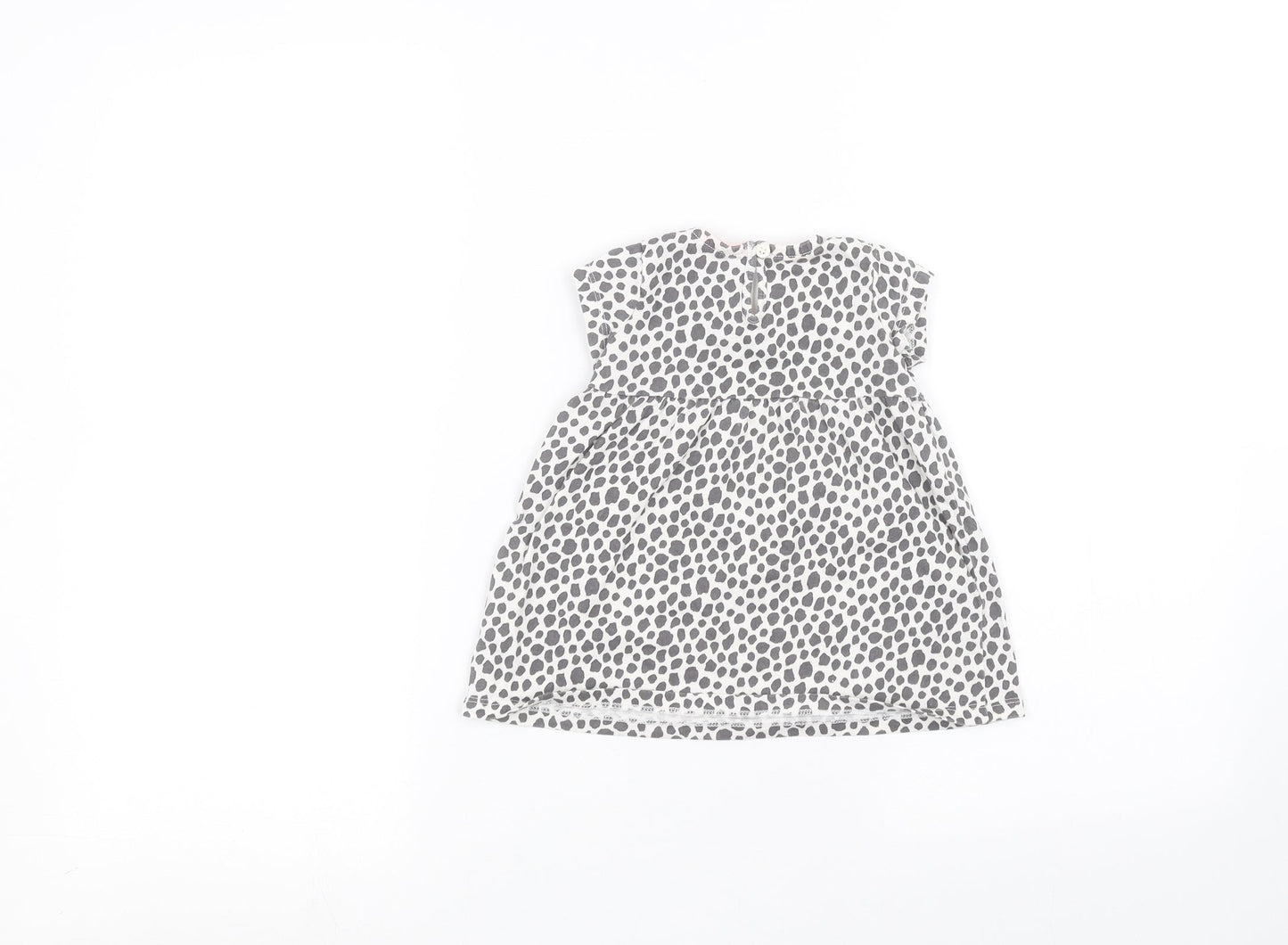 F&F Baby White Animal Print  A-Line  Size 3-6 Months