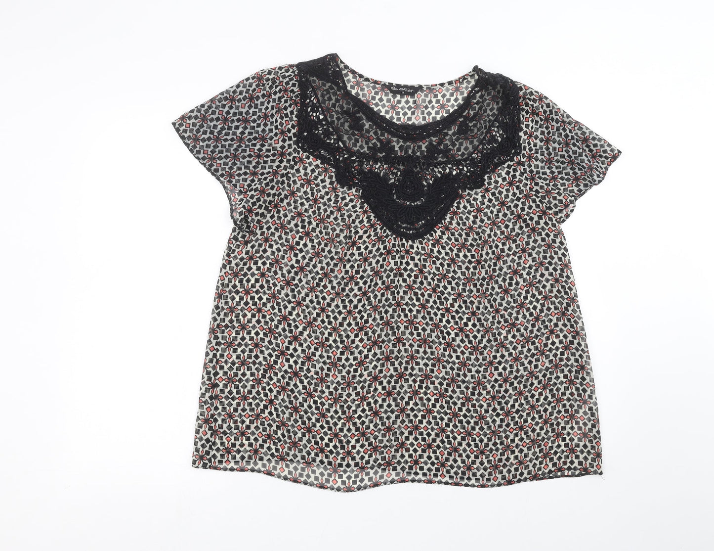 Miss Selfridge Womens Black   Basic Blouse Size 12