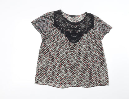 Miss Selfridge Womens Black   Basic Blouse Size 12