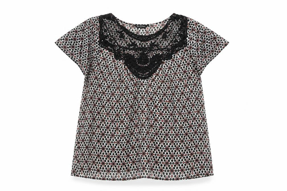 Womens UK Size 12 Miss Selfridge Black Basic Blouse