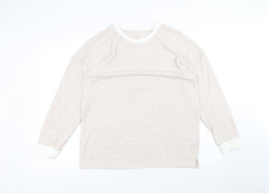 Primark Womens Brown Striped  Pullover Jumper Size M