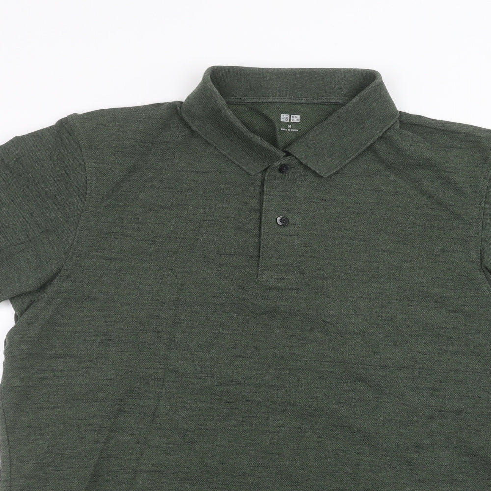 Uni Mens Green    Polo Size M