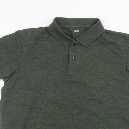 Uni Mens Green    Polo Size M