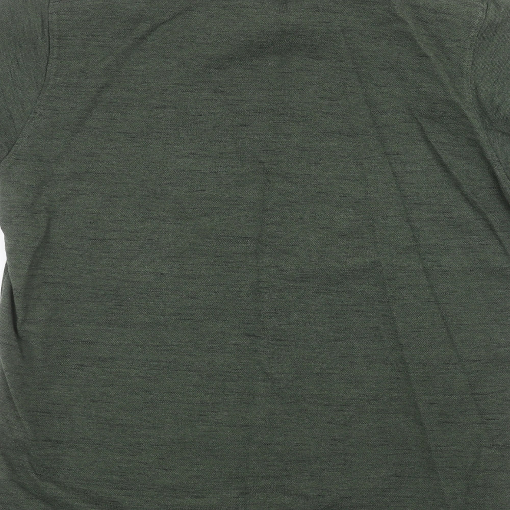 Uni Mens Green    Polo Size M