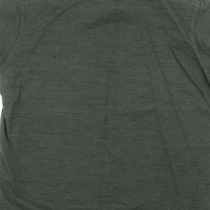 Uni Mens Green    Polo Size M