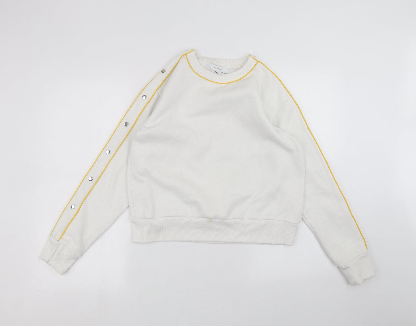 Primark Womens White   Pullover Jumper Size XS