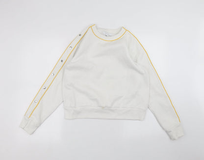 Primark Womens White   Pullover Jumper Size XS