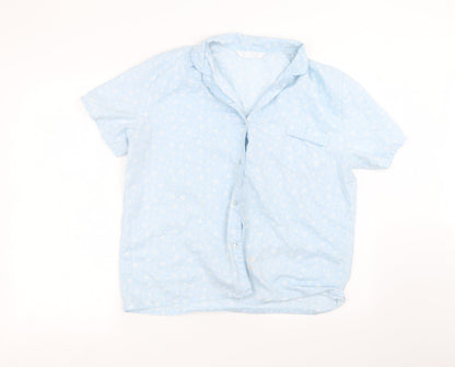 Preworn Womens Blue   Basic Button-Up Size 16