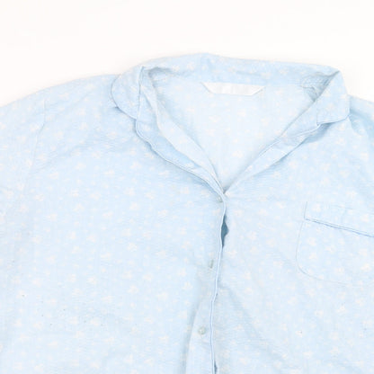 Preworn Womens Blue   Basic Button-Up Size 16