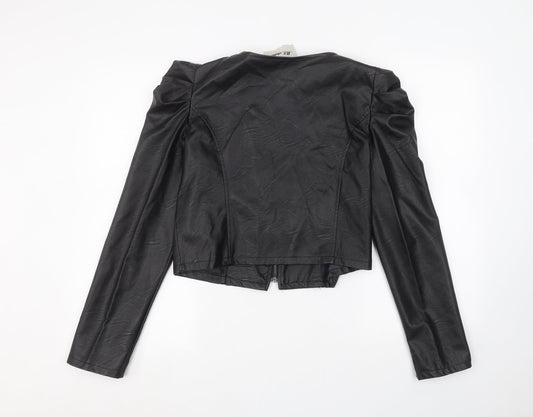 Womens UK Size XL Preworn Black Jacket