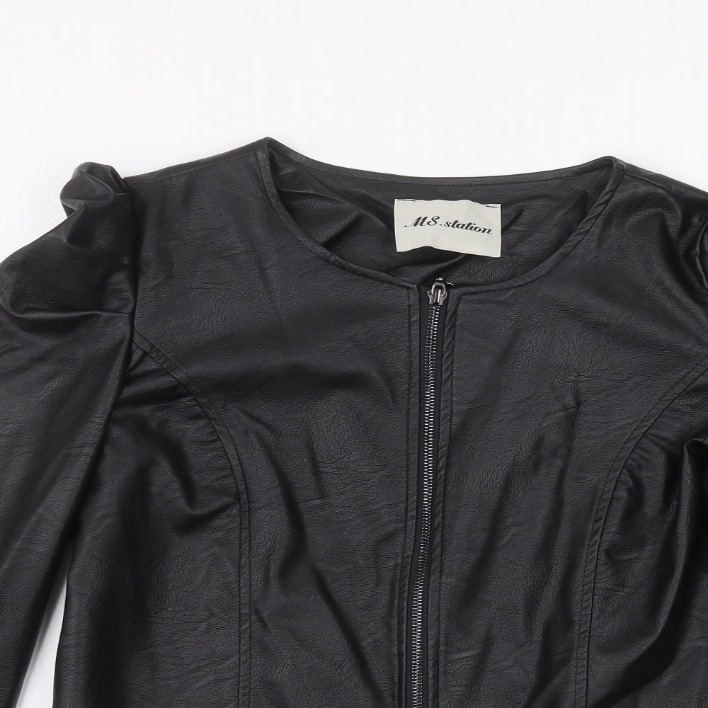 Womens UK Size XL Preworn Black Jacket