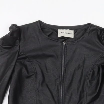 Womens UK Size XL Preworn Black Jacket