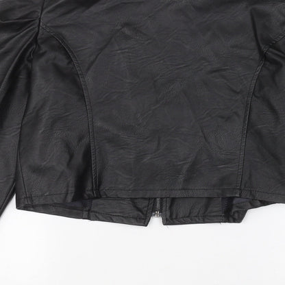 Womens UK Size XL Preworn Black Jacket