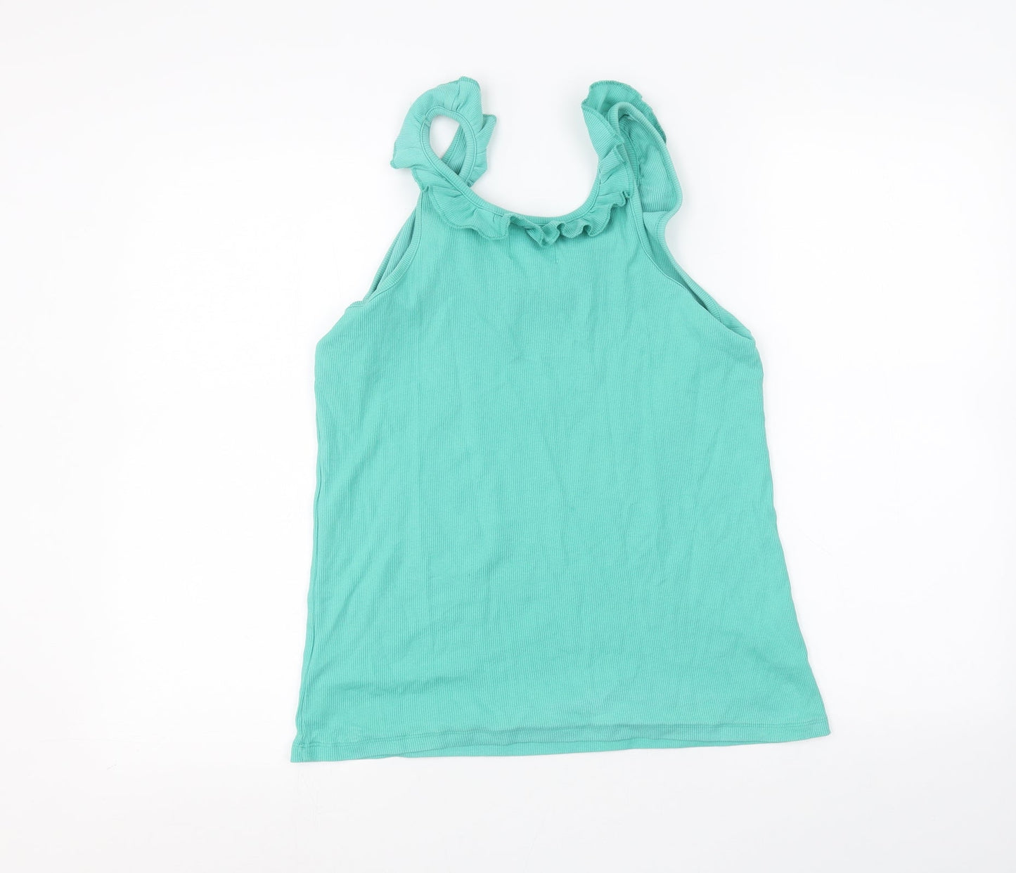 Womens UK Size 14 NEXT Green Basic T-Shirt