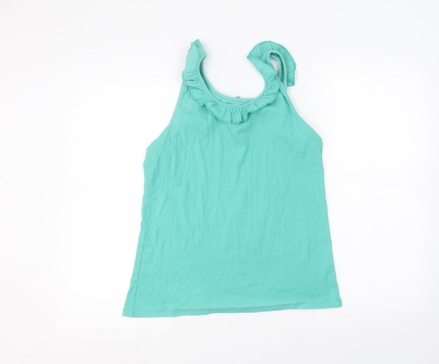 Womens UK Size 14 NEXT Green Basic T-Shirt