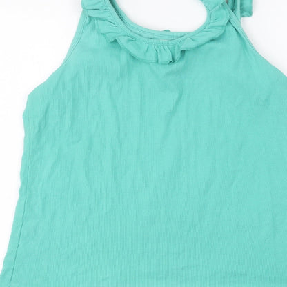 Womens UK Size 14 NEXT Green Basic T-Shirt