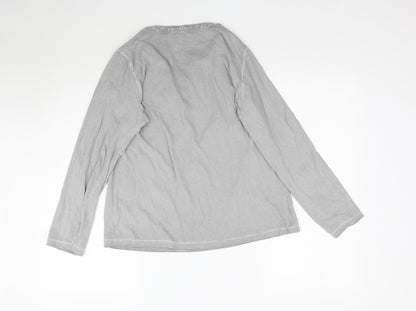 Womens UK Size L TCM Grey Basic T-Shirt