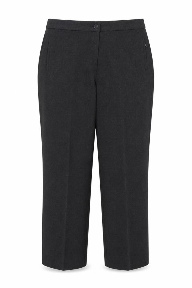 Womens UK Size 14 Preworn Regular Fit  Grey Trousers