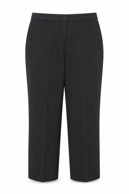 Womens UK Size 14 Preworn Regular Fit  Grey Trousers
