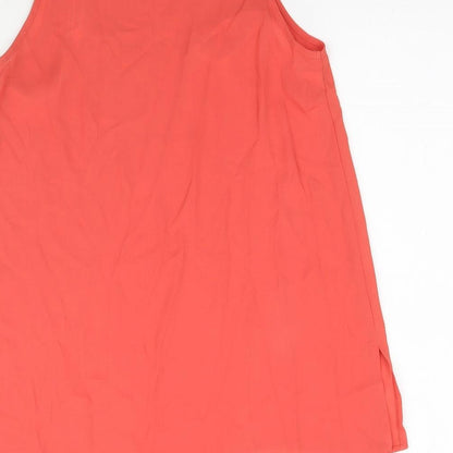 Womens UK Size 6 Dorothy Perkins Orange Basic Blouse