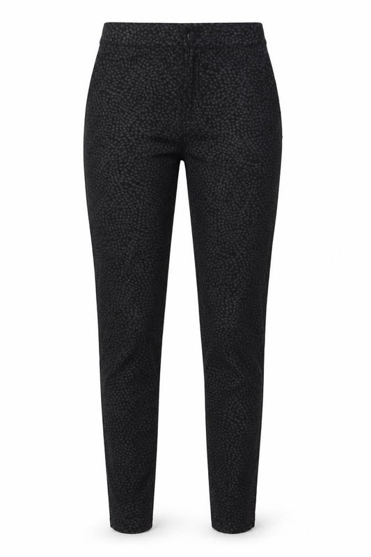 Front view of Tu women’s black denim skinny jeans, size UK 8, 27-inch leg