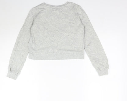 H&M Girls Grey   Pullover Sweatshirt Size 9-10 Years  - I love dreaming