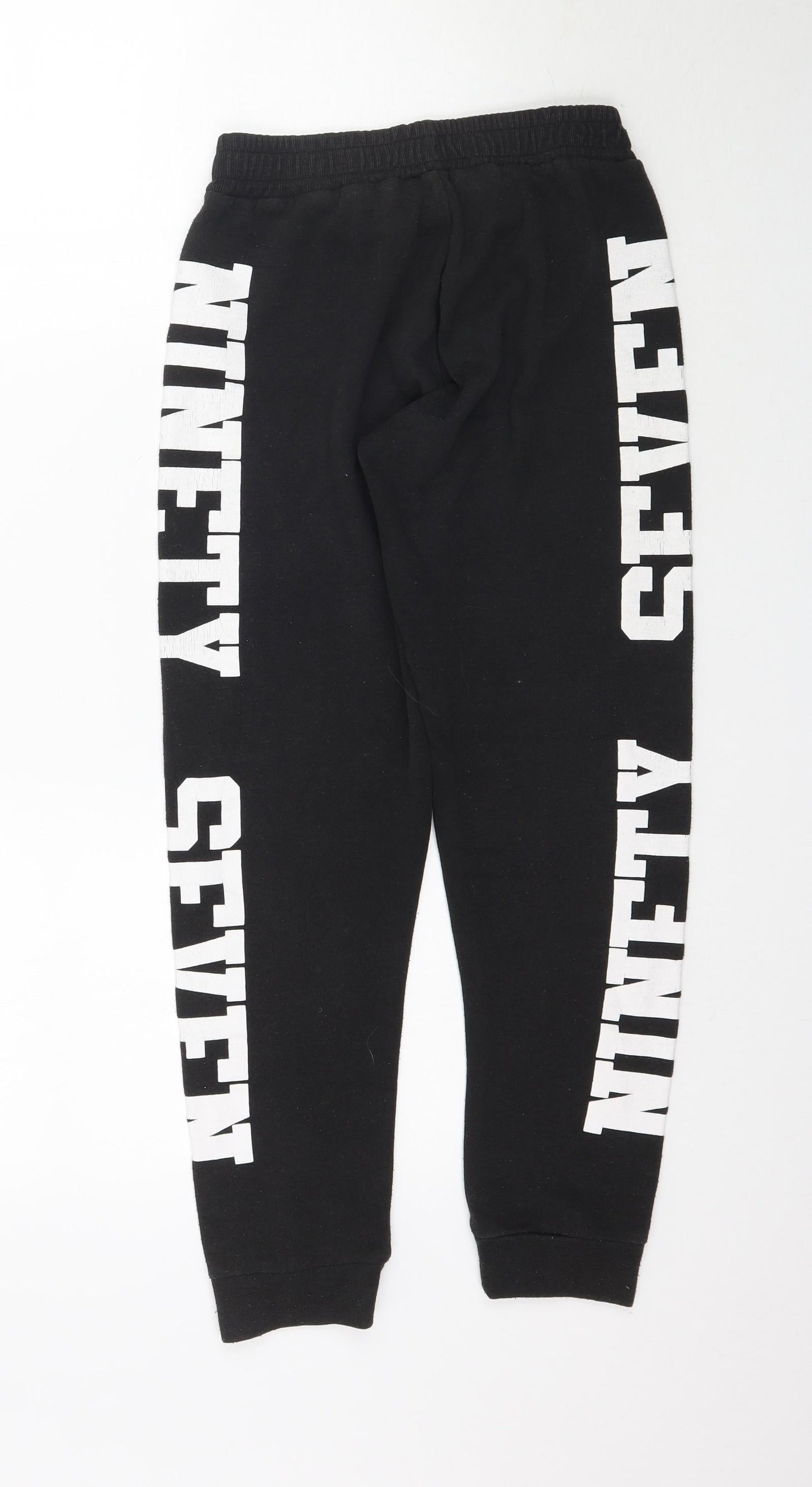 New Look Girls Black   Jogger Trousers Size 9 Months - Ninety Seven
