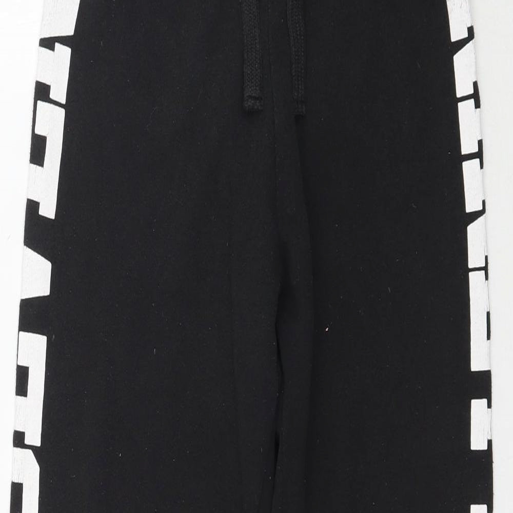 New Look Girls Black   Jogger Trousers Size 9 Months - Ninety Seven
