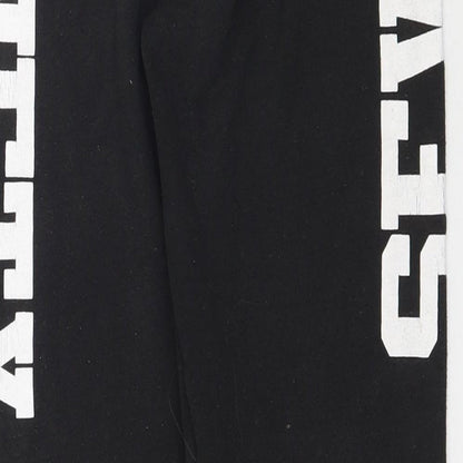 New Look Girls Black   Jogger Trousers Size 9 Months - Ninety Seven