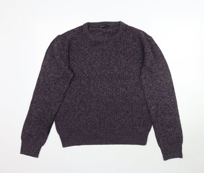 Womens UK Size L Cedar Wood State Purple Pullover Jumper