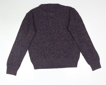 Womens UK Size L Cedar Wood State Purple Pullover Jumper