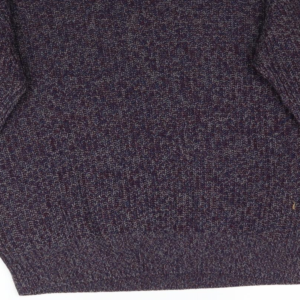 Womens UK Size L Cedar Wood State Purple Pullover Jumper