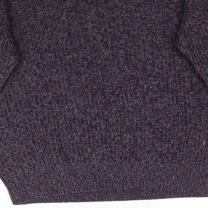 Womens UK Size L Cedar Wood State Purple Pullover Jumper